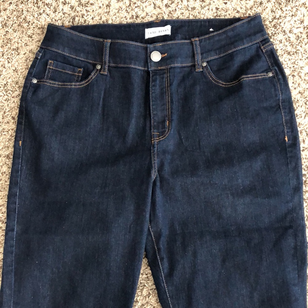 Lane Bryant Capris Denim Jean High Rise Blue SZ 16 NWOT